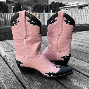 Rare Vintage Old Gringo Pink Cowboy Boots